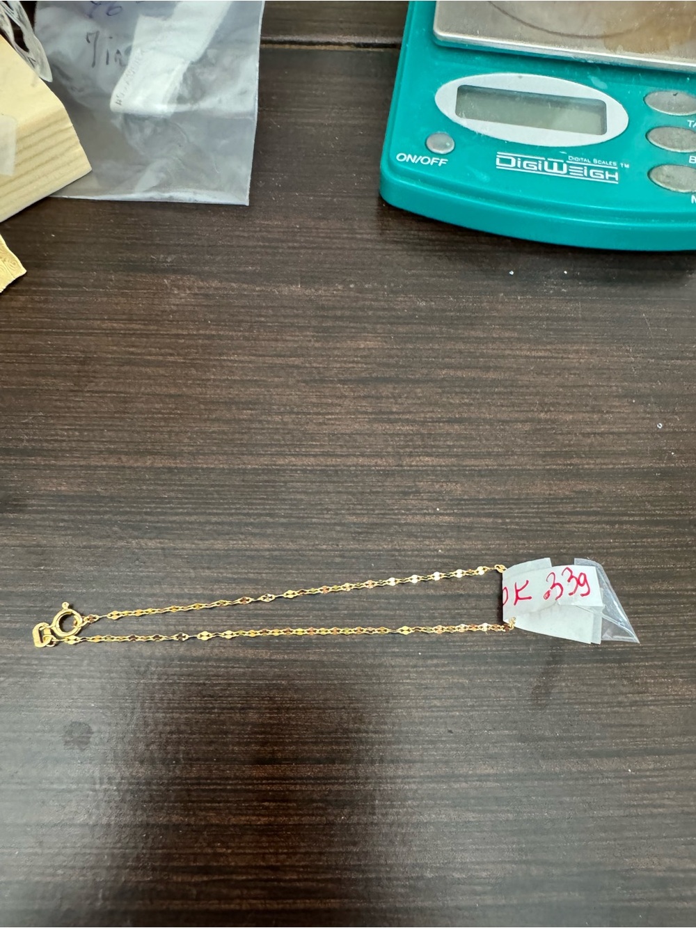 10k real gold stamped and acid tested 7 inches new - mirror Link